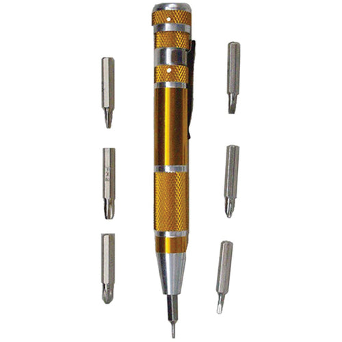 ‎7-IN-1 PRECISION POCKET SCREWDRIVER - USA Tool & Supply
