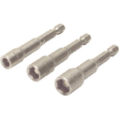 3 Pieces - Magnetic Nut Setter Set - USA Tool & Supply