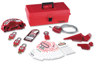 Valve & Electrical with 3 Padlocks - Lockout Kit - USA Tool & Supply