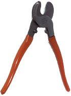 Cable Cutter -- Model #0890CSJ--9'' OAL--Non-Slip Grip - USA Tool & Supply