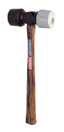 Vaughan Rubber Mallet -- 24 oz; Hickory Handle - USA Tool & Supply
