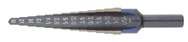 3/16-1/2 Dia. - Bright Finish - HSS Step Drill - USA Tool & Supply