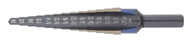 4-22mm Dia. - TiN Coated - HSS Step Drill - USA Tool & Supply