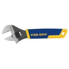 1 1/8″ Opening-8″ Overall Length - Chrome Plated Adjustable Wrench - USA Tool & Supply