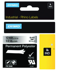 Rhino Label Roll -- 1/2'' x 18' Metallized Polyester - USA Tool & Supply