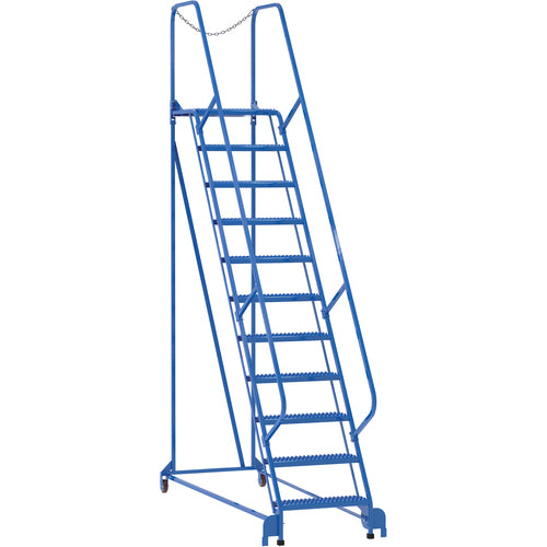 Maintenance Ladder 11 Step Grip Strut - Exact Industrial Supply