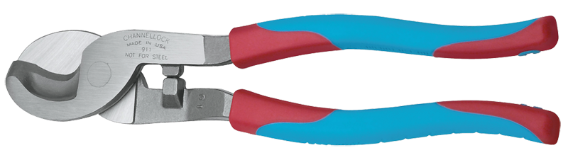 Cable Cutter -- 9'' (Rubber Grip) - USA Tool & Supply