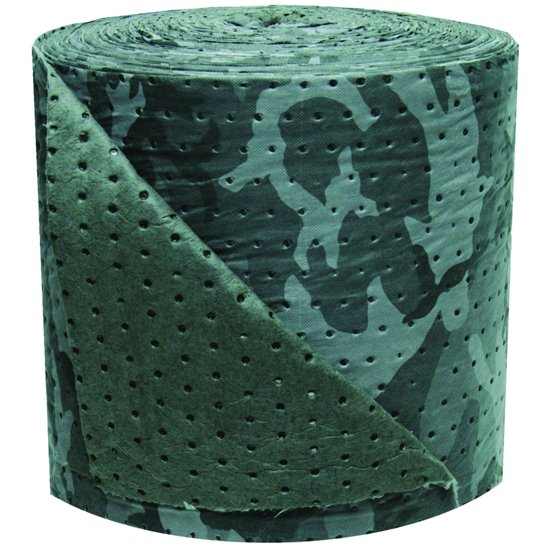 15 x 150' Camouflage Roll - Absorbents - USA Tool & Supply