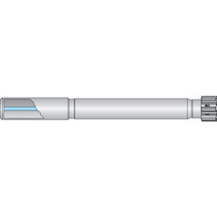 LNG ARBOR 007 SERIES 32MM SHK ALVAN REPLACEABLE HEAD MANDREL - Exact Industrial Supply