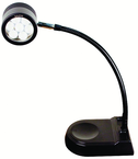 7 LED Spot Light  Dimmable  17" Flexible Gooseneck Arm  Desk Base - USA Tool & Supply