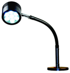 7 LED Spot Light  Dimmable  17" Flexible Gooseneck Arm  Magnetic Base - USA Tool & Supply