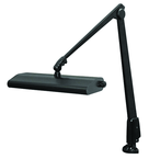 Broad Area Coverage LED Task Light  Dimmable  41" Floatng Arm  Clamp - USA Tool & Supply