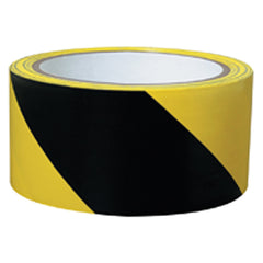 2″ × 36 yds Yellow / Black Hazard Tape - USA Tool & Supply