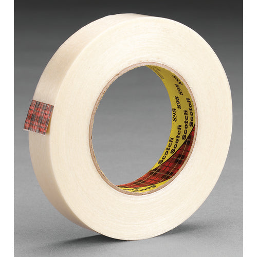 Scotch Filament Tape 898 Clear 24 mm × 55 m 6.6 mil - USA Tool & Supply