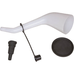 Offset Funnel with Spout Cap and Lid - USA Tool & Supply