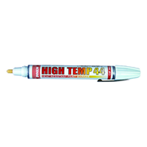High Temperature AM 44 Marker - Felt Tip - White - USA Tool & Supply