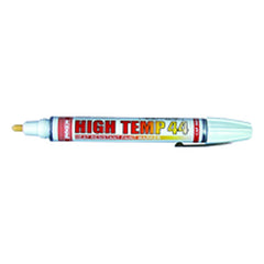 High Temperature AM 44 Marker - Felt Tip - White - USA Tool & Supply