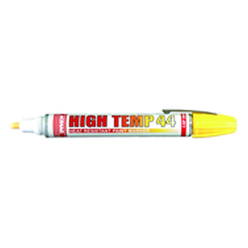 High Temperature AM 44 Marker - Felt Tip - Yellow - USA Tool & Supply