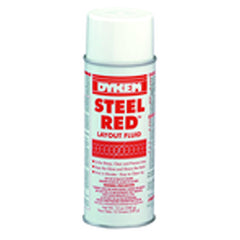 Layout Fluid - Aerosol - Red - 12.0 oz - USA Tool & Supply