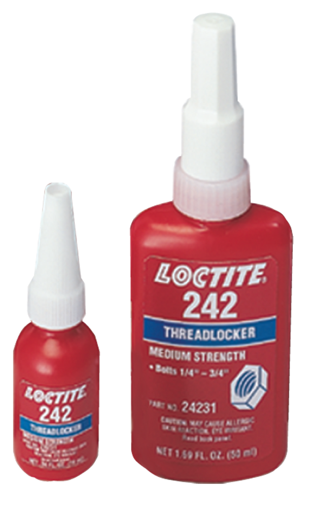 242 Medium Strength Removeable Threadlocker - 50 ml - USA Tool & Supply