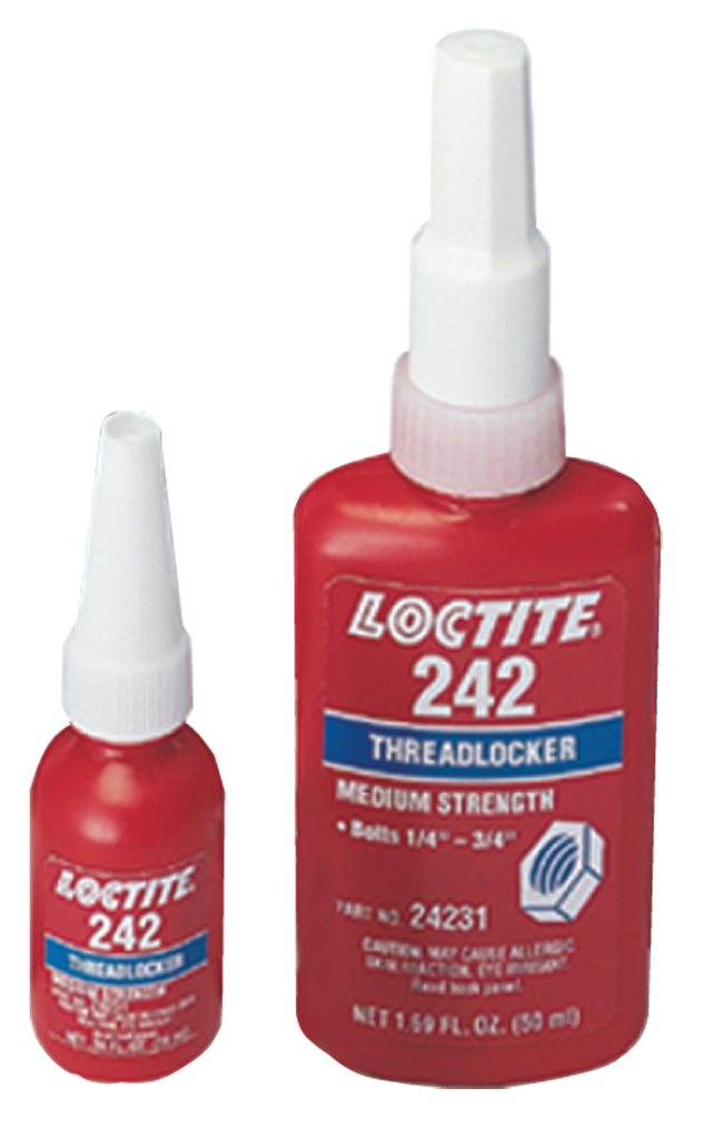 242 Medium Strength Removeable Threadlocker - 250 ml - USA Tool & Supply