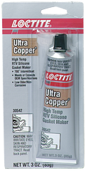 5920 Copper High Temp RTV Silicone - 11 oz - USA Tool & Supply