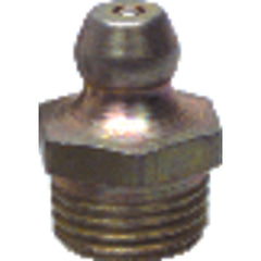Grease Fittings - 1/4″-18 - PTF Straight Hydraulic Style - Pack of 10 - USA Tool & Supply