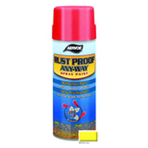 12oz Aerosol Rust Proofing Paint Safety Yellow - USA Tool & Supply