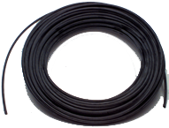 #NC0650100K - 3/8 OD - Black Nylon - Tubing-100 Feet per Reel - USA Tool & Supply