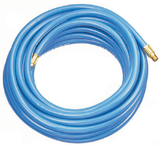 #TP6M100 - 3/8 ID x 100 Feet - Light Blue Thermoplastic - No Fitting(s) - Air Hose - USA Tool & Supply