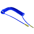 #PR1210BB - 1/2 MPT x 10 Feet - Dark Blue - Flexcoil - USA Tool & Supply