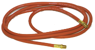 #0425 - 1/4'' ID x 25 Feet - 2 Male Fitting(s) - Air Hose with Fittings - USA Tool & Supply