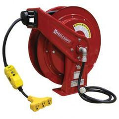 CORD REEL TRIPLE OUTLET GFCI - USA Tool & Supply