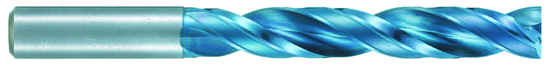 5.4mm Dia. - X 94mm OAL - 5XD-Carbide-Drill-Aqua EX Coated - USA Tool & Supply