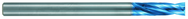 5.5mm Dia. X 110mm OAL 10XD-Carbide Drill-Flat Point -Aqua EX Coated - USA Tool & Supply