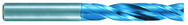 10mm Dia. - X 110mm OAL 4xD-Carbide-Drill -Aqua EX Coated - USA Tool & Supply