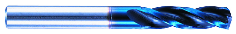 L9826 9.9mm 3Fl 3xD Carbide Drill Aqdex Oil Hole - USA Tool & Supply