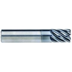 1/2" Dia. - 5/8" LOC - 2-1/2" OAL - 7 FL Carbide End Mill - AlCrNx - USA Tool & Supply