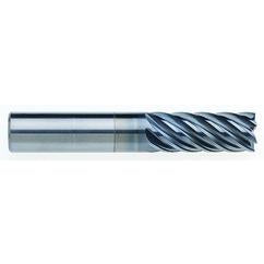10mm Dia. - 22mm LOC - 72mm OAL - 7 FL Carbide End Mill - AlCrNx - USA Tool & Supply