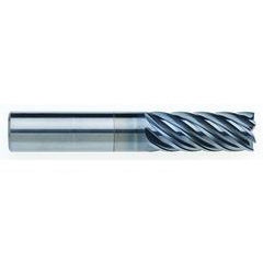 16mm Dia. - 34mm LOC - 92mm OAL - 1mm CR 7FL Carbide End Mill - AlCrNx - USA Tool & Supply