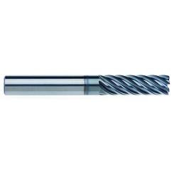 1" Dia. - 2-1/4" LOC - 5" OAL - .030 CR 7FL Carbide End Mill - AlCrNx - USA Tool & Supply