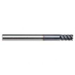 3/16" Dia. - 9/16 LOC - 2" OAL - 5 FL Carbide End Mill-AlTiN-x - USA Tool & Supply