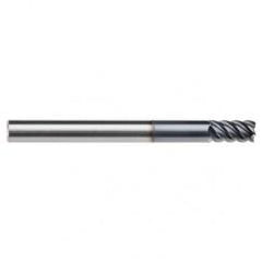 1/8" Dia. - 1/4" LOC - 1-1/2" OAL - .015 Radius 5 FL Carbide End Mill-AlTiN-x - USA Tool & Supply