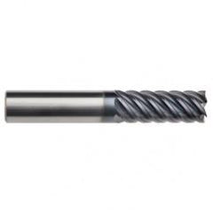 5/8" Dia. - 2-5/8" LOC - 5" OAL - 6 FL Carbide End Mill-AlTiN-x - USA Tool & Supply