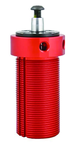 Round Threaded Body Pneumatic Swing Cylinder - #8415-LA .50'' Vertical Clamp Stroke - RH Swing - USA Tool & Supply