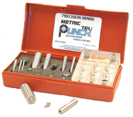 Metric 10 Tru-Punch Punch & Die Set - #40300; 20mm Maximum OD; .25mm Maximum Material Thickness - USA Tool & Supply