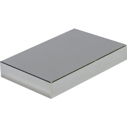 MAG-MATE Nickel Plated Rare Earth Magnet 0.25″Th × 1.00″Wd × 2.00″Lg, 35 MgO - USA Tool & Supply
