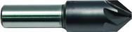 1/2 HSS 6 Flute Countersink 82 Deg Blaze Coated - USA Tool & Supply