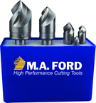 82 Degree 3 Flute Aircraft Countersink Set - USA Tool & Supply