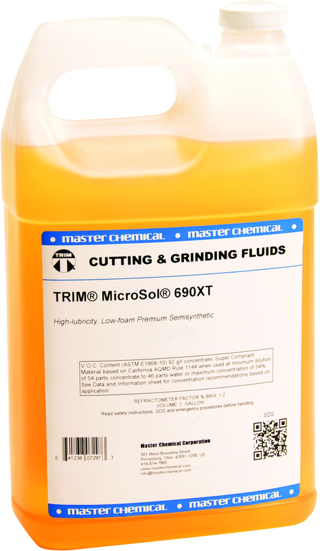 1 Gallon TRIM® MicroSol® 690XT High Lubricity Low Foam Premium Semi-Synthetic - USA Tool & Supply